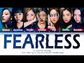 LE SSERAFIM (르세라핌) 'FEARLESS' - You As A Member [Karaoke] || 7 Members Ver.