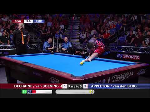 Shane van Boening/Mike Dechaine vs Darren Appleton/Nick van den Berg | 2015 Mosconi Cup