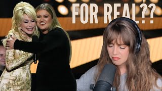 Kelly Clarkson destroys &quot;I will always love you&quot; - Dolly Parton Tribute at ACM awards REACTION