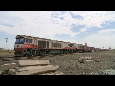 7922V SBR / SCT Dooen Container Train Departs Gheringhap Loop (12/12/2023) - PoathTV Railways
