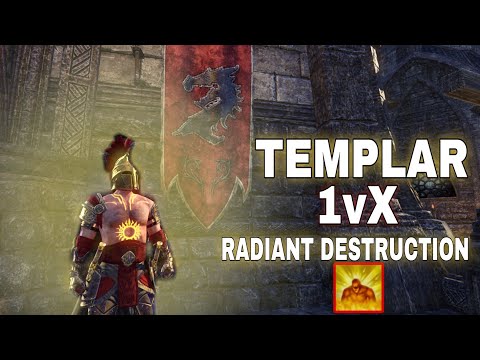 ESO PvP - ☀️Templar 1vX☀️ | Jesus Beam Is OP