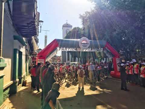 VUELTA A COCHABAMBA DE CICLISMO 2025 PARTIDA  ETAPA 1 PUNATA - AIQUILE DE PLAZA PRINCIPAL DE PUNATA