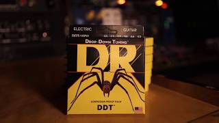 Video thumbnail for Steve Dadaian DR Strings Drop Down Tuning (DDT) Demo by Steve Dadaian