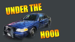 UNDER The Hood of my Ex Police INTERCEPTOR K9 Unit Crown Vick