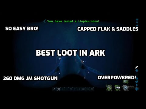 Ark Crystal Isles Best Loot ark liopleurodon,ark liopleurodon taming,ark how to tame a liopleurodon!