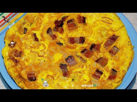 320 - Frittata con gli zoccoli...tutti in fila come anatroccoli! (secondo piatto facile e veloce)