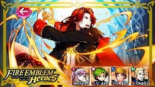【実況】FEヒーローズ 配布星3だけでアルヴィス戦ルナティック攻略！継承なし！！！