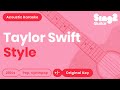 Taylor Swift - Style (Acoustic Karaoke)