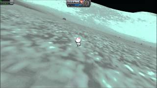 Jebediah Kerman Runnning... On Minmus.... At The Speed Of Sound - Kerbal Space Program