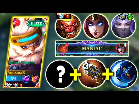 MANIAC!! SCARY DAMAGE AULUS ONE SHOT BUILD! HYPER CARYY AULUS SOLO RANK GAMEPLAY 2022