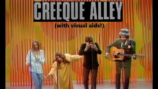 Creeque Alley - The Mamas &amp; The Papas 1967 (with visual aids)