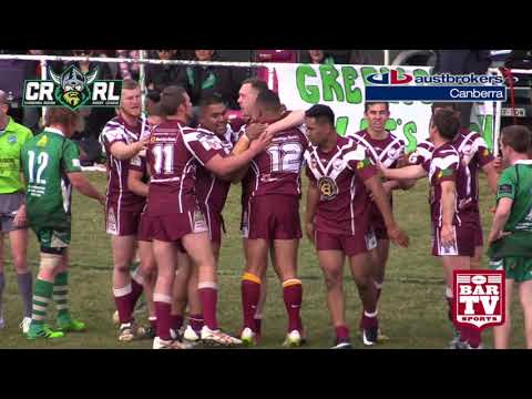 2017 Canberra RL George Tooke Shield Grand Final 1st Grade Highlights - Crookwell v Harden Hawks