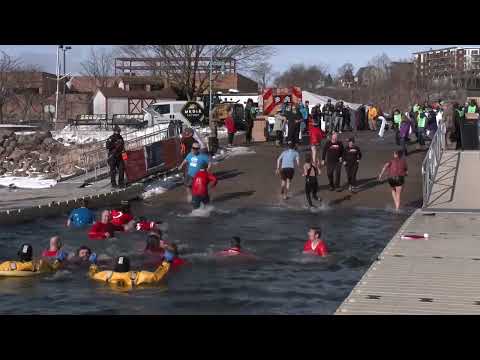 2025 Penguin Plunge: WCAX Channel Freeze, the Icebergs, #CheeseTheDay, Vermont Adult Learning