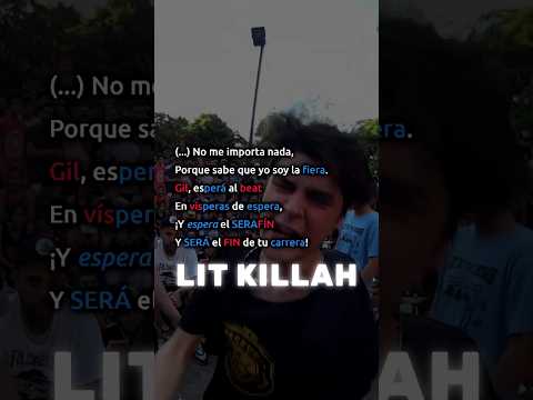 LIT KILLAH TECHNIQUE 🔥🔥#fifthstep #Rap #hiphop #litkillah #metrica #batallasderap #freestyle