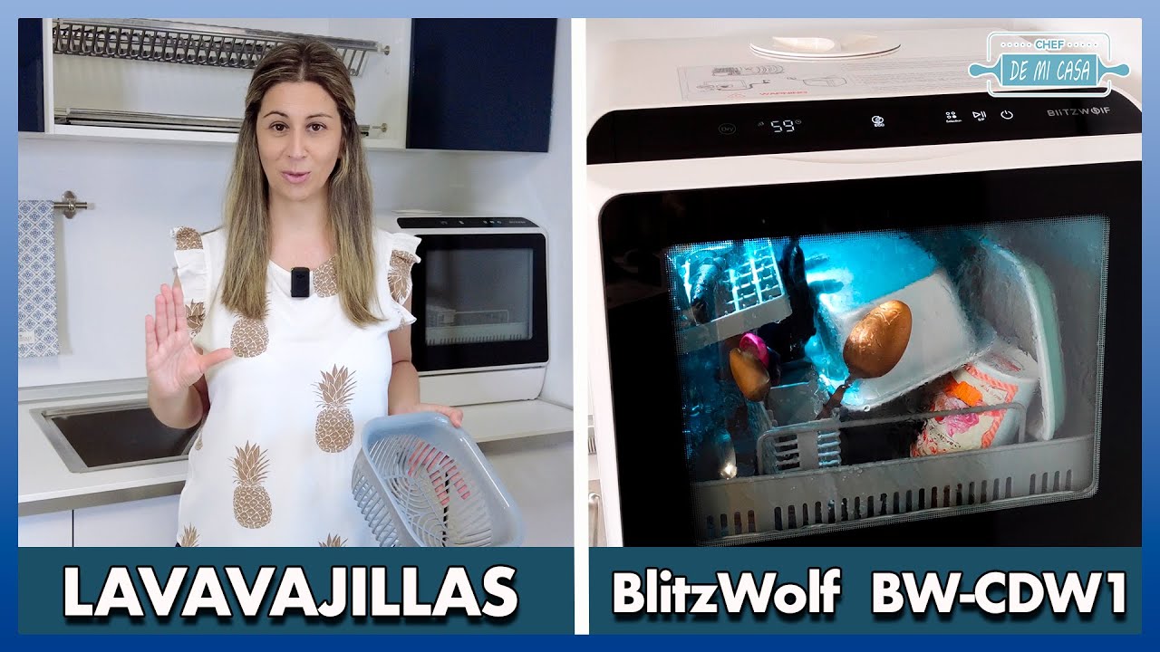 🤩 Mi NUEVO Mini LAVAVAJILLAS de Sobre Encimera BlitzWolf BW-CDW 1 😍 100% Recomendable 👌