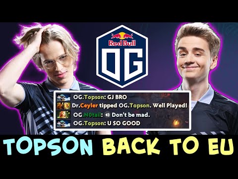 Topson BACK TO EU — OG reunites, party with Notail