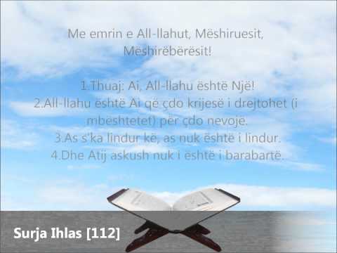 Meso Suren Ihlas ( Në Transliterim Shqip dhe Përkthim Shqip ) Në HD