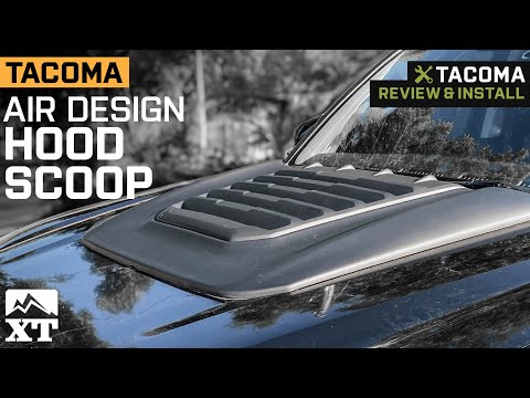 2016-2023 Tacoma Air Design AD Style Hood Scoop Review & Install