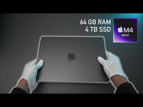 6000€ 14" Macbook Pro M4 Max Unboxing ASMR (64GB RAM 4TB SSD)