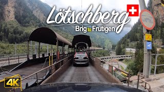 Driver’s View: Driving through the Lötschberg on a Train, Switzerland 🇨🇭