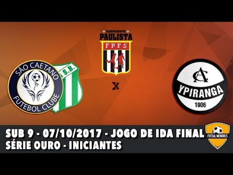 São Caetano FC/Palestra SB  2x3 Ypiranga  - jogo de ida final sub 10