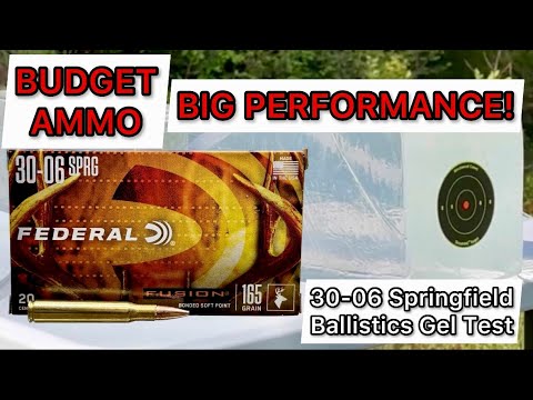 DOMINATION!! 30-06 Federal Fusion 165gr Ammo Test