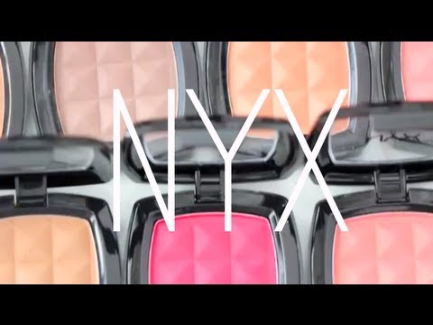 NYX Powder Blush Swatches 11 colors