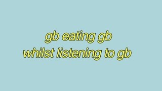 crywank - gb eating gb whilst listening to gb (live) (legendado / pt-br)