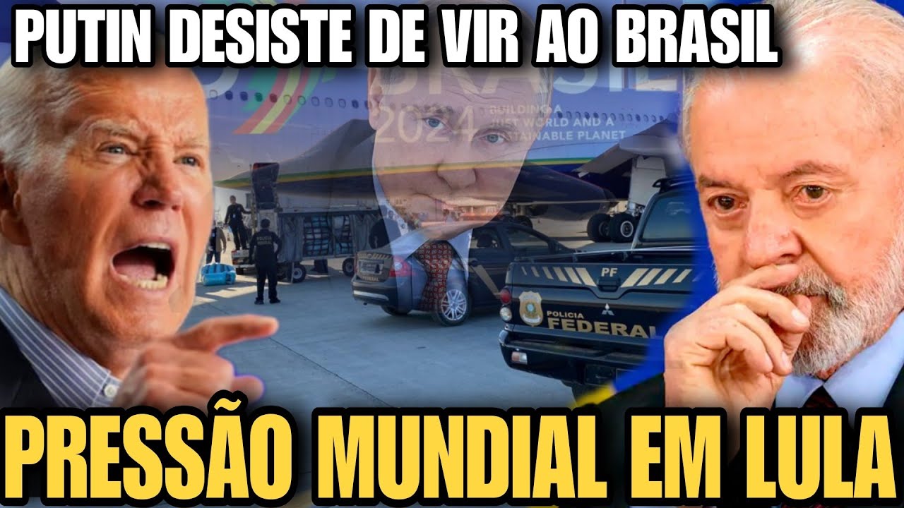 AGORA! ORDEM DE PRISÃO A LULA PARA  PUTIN! ELE NÃO VIRÁ AO G20