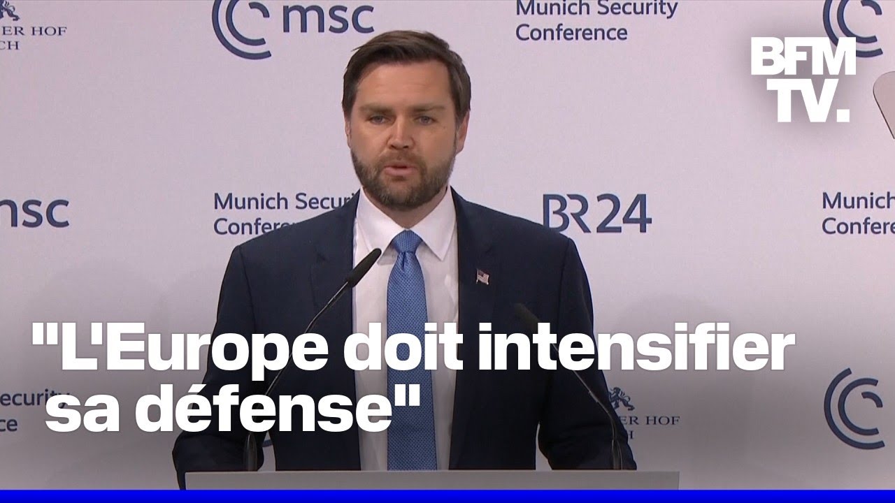 Conférence de Munich sur la sécurité: le vice-président des États-Unis, J.D. Vance, prend la parole
