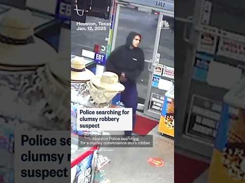 Police search for clumsy robbery suspect