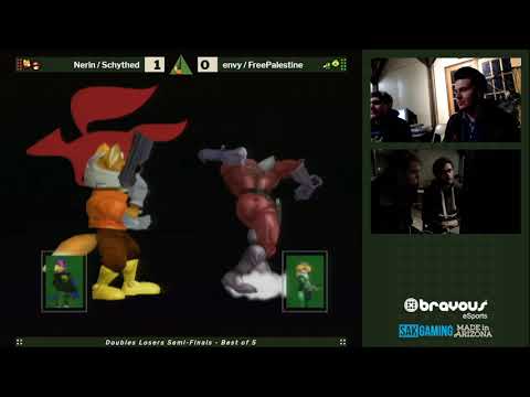 Smash Camp 2019 Doubles Losers Semi-FInals - Nerin/Schythed (Red) vs envy/FreePalestine (Green)