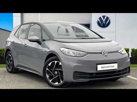 Approved Used Volkswagen ID.3 Life 58kWh 145PS Auto in Moonstone Grey | CX22XBW | Wrexham Volkswagen