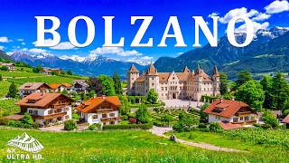 Bolzano 4K 🇮🇹 – Alpine Heritage  Historic Piazzas, Medieval Castles And Charming