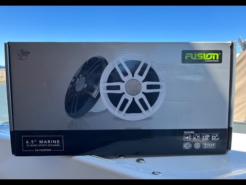 Sea Ray 410 Fusion Marine Speaker Upgrade