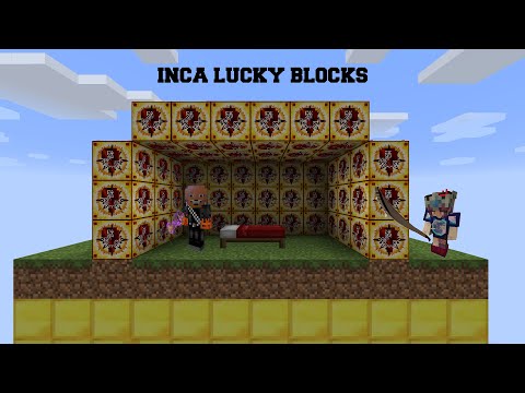 Minecraft: *OVERPOWERED*  INCA LUCKY BLOCK BEDWARS