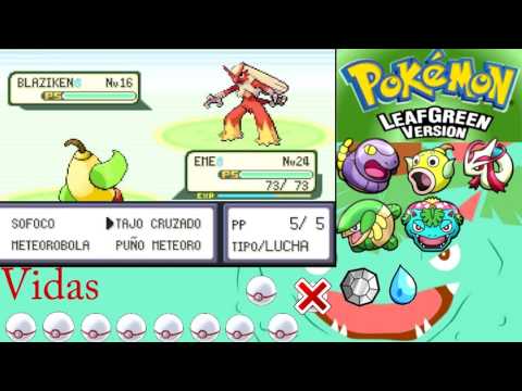 Pokémon Verde Hoja Duallocke Ep.5 Equipo completo!!!