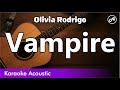 Olivia Rodrigo - Vampire (SLOW karaoke acoustic)