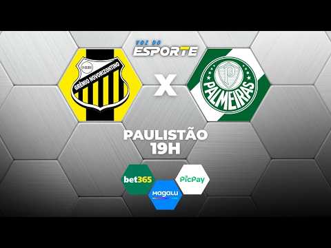 NOVORIZONTINO X PALMEIRAS - AO VIVO | CAMPEONATO PAULISTA – 08/03/2026