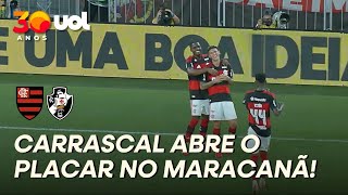 GOL DO FLAMENGO! PITON AFASTA MAL E CARRASCAL PEGA DE PRIMEIRA PARA FAZER UM GOLAÇO CONTRA O VASCO!