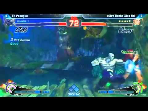 EVO 2012 SSF4AE 2012 Top 8 -  Poongko vs Xiaohai