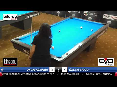 AYÇA AĞBABA & ÖZLEM BAKICI Bilardo Maçı - 