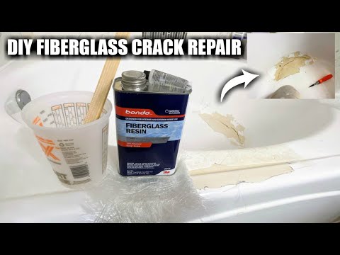 image-Can you repair a crack in a fiberglass shower?
