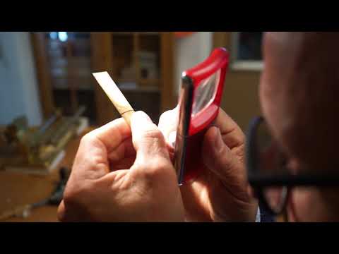 Herstellung der Blättchen für Sax