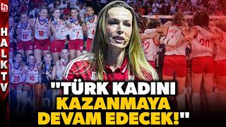 FİLENİN SULTANLARI AVRUPA ŞAMPİYONU! Tarih yazan takımın kaptanı Eda E