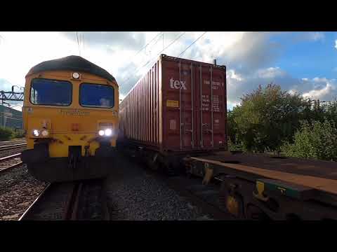 Freightliner 66501 Departing Willesden Up & Down Goods on 4L57. 18/06/20.