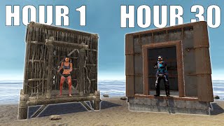 i played solo rust for 30 hours and this is what happened...