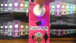 Video thumbnail for ทดลองเสียงเอฟเฟค Xvive V1 Classic Rock Pedal Guitar Effect by chatreeo