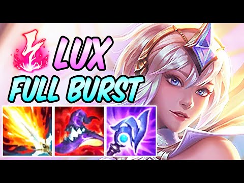 NEW ON-HIT BURST LUX MID FULL AP | Storm Elementalist Lux | Build & Runes | League of Legends