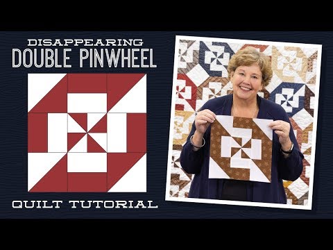 Make a "Disappearing Double Pinwheel" Quilt with Jenny Doan of Missouri Star (Video Tutorial)